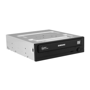 SH-224DB - Samsung Super WriterMaster 24x/24x/12x DVD+/-RW (+/-R DL) DVD-RAM SATA 1.5Gbps 1.5MB Cache Half-Height 5.25-inch Internal DVD Writer Drive