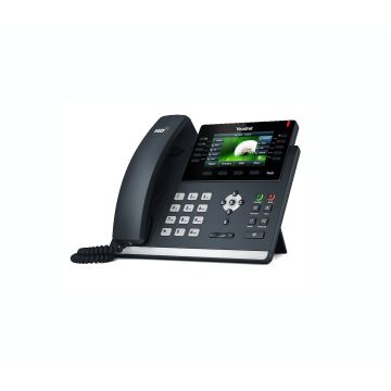 SIP-T46G - Yealink T46G 6-Lines Dual-Port Ethernet 4.3-inch LCD Bluetooth IP Phone
