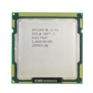 SLBLC - Intel Core i5-750 4-Core 2.66GHz 2.5GT/s DMI 8MB L3 Cache Socket LGA1156 Processor