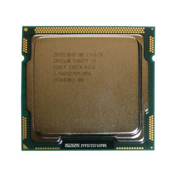 SLBLT - Intel Core i5-670 Dual-Core 3.46GHz 2.50GT/s DMI 4MB L3 Cache Socket LGA1156 Desktop Processor