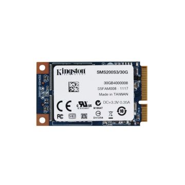 SMS200S3/30G - Kingston SSDNow mS200 Series 30GB MLC SATA 6Gb/s mSATA Solid State Drive (SSD)