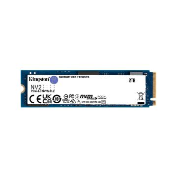 SNV2S/2000G - Kingston NV2 2TB PCI-Express 4.0 x4 NVMe (v1.4) 3D NAND M.2 2280 Solid State Drive (SSD)