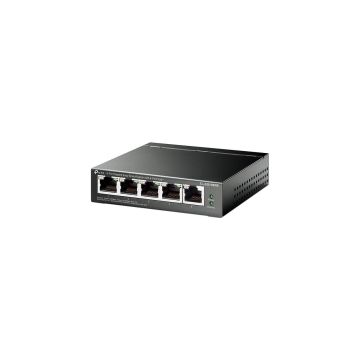 SNXTL-SG1048 - TP-Link 5 Port Gigabit PoE Switch | 4 PoE+ Port @65W | Easy Smart | Plug & Play | Limited Lifetime Protection | Shielded Ports | Support QoS, VLAN, IGMP and Link Aggregation (TL-SG105PE)