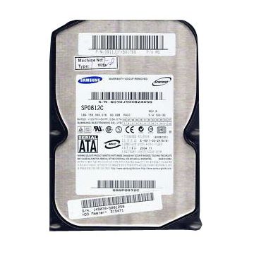 SP0812C - Samsung 80GB 7200RPM SATA 1.5Gb/s 8MB Cache 3.5-inch Hard Drive