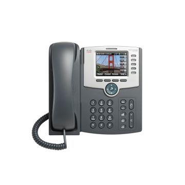 SPA525G2 - Cisco 5-Lines Dual-Port Ethernet 2.4-inch Color LCD Bluetooth Wi-Fi IP Phone