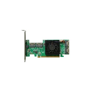 SSD7580B - HighPoint CC 8PT PCIe4.0 x16 8x U.2 Ports NVMe RAID Controller