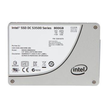 SSDSC2BB800G4T  - Intel DC S3500 800GB SATA 6Gb/s MLC (AES-256) 2.5-inch Solid State Drive (SSD)