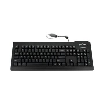 SSKSV207 - Seal Shield Medical Grade Keyboard W/ Quick Connect - Dishwasher Safe - Qwerty Ansi Usa (Bla