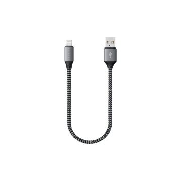 ST-TAL10M - Satechi Satechi Type-A To Lightning Cable 10 Inch - Space Gray