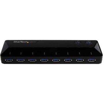 ST103008U2C - StarTech Accessory 10PT USB 3.0 Hub w Charge & Sync 2x1.5A Ports