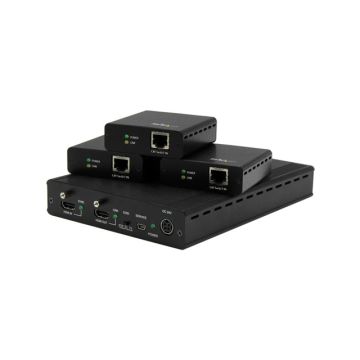ST124HDBT - StarTech AC 3PT HDBaseT Extender Kit with 3 Receivers 