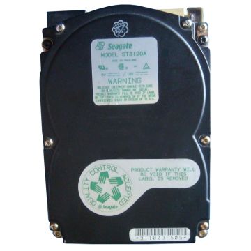 ST3120A - Seagate 107MB 3200RPM 32KB Cache ATA/IDE 3.5-inch Hard Disk Drive