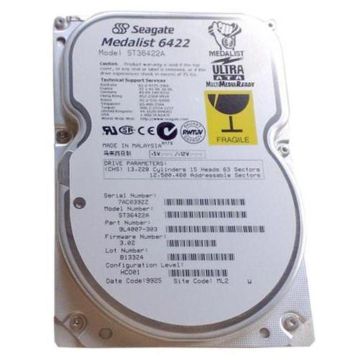 ST36422A - Seagate 6GB 5400RPM ATA 33 3.5 256KB Cache Hard Drive