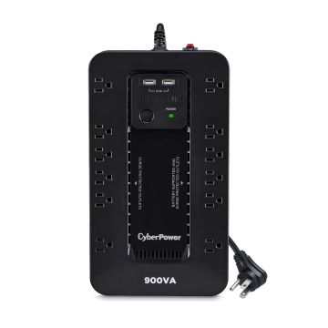 ST900U - Cyberpower 900Va/500W 120V 15A 12 Outlets 2Xusb Charge Ports 5 Ft Cord 3-Year Warranty