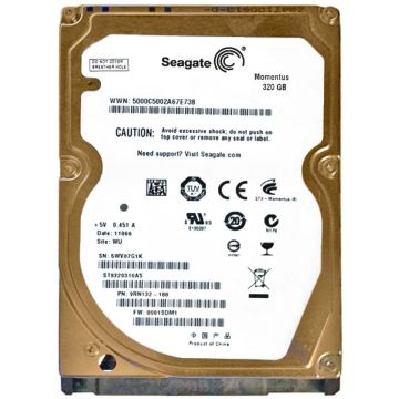 ST9320310AS - Seagate Momentus 320GB 5400RPM 8MB Cache SATA 3Gb/s 2.5-inch Hard Disk Drive