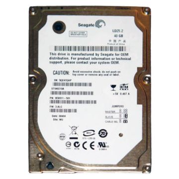 ST940210A - Seagate LD25.2 Series 40GB 5400RPM 2MB Cache ATA/100 2.5-inch Hard Disk Drive