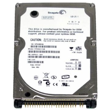 ST9402115A - Seagate LD25 Series 40GB 5400RPM 2MB Cache ATA/100 2.5-inch Hard Disk Drive