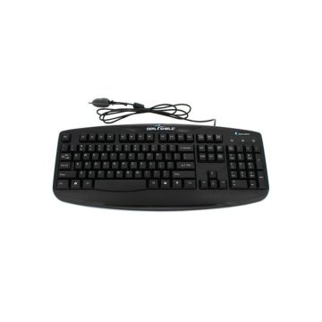 STK503 - Seal Shield Washable Medical Grade Keyboard - Dishwasher Safe (Black)(Usb)