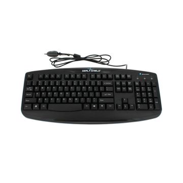 STK503P - Seal Shield Washable Medical Grade Keyboard - Dishwasher Safe (Black)(Ps2)