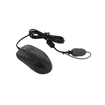 STM042P - Seal Shield Washable Medical Grade Optical Mouse With Scroll Wheel- Dishwasher Safe (Black)(