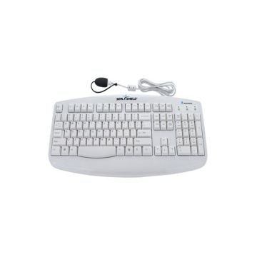 STWK503 - Seal Shield Washable Medical Grade Keyboard - Dishwasher Safe (White)(Usb)