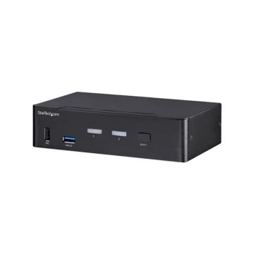 SV231DPU34K - Startech 2 Port Displayport Kvm Switch W/Usb Hub Hotkey/Push Button Switching - 3840 X
