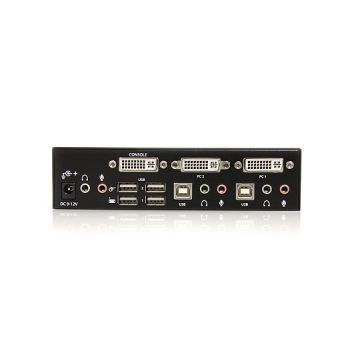 SV231DVIUA - StarTech 2-Port DVI USB KVM Switch with Audio and USB 2.0 Hub