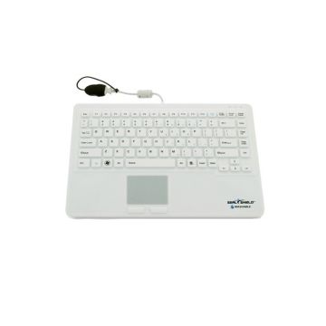 SW87P2 - Seal Shield Silicone All-In-One Keyboard With Built-In Touchpad Pointing Device-Dishwasher S