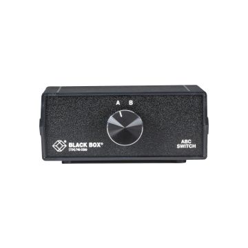 SWJ-100A - Black Box 2-To-1 Cat5 Fast Ethernet Manual Desktop Switch - Rj45, Gsa, Taa