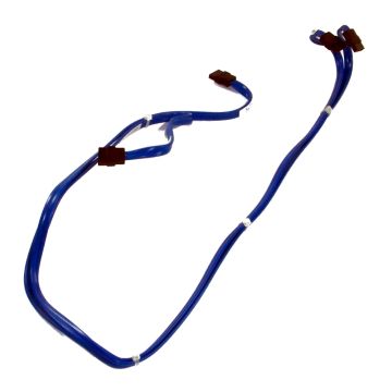 T759H - Dell 800mm Blue Flat Dual SATA Data Cable Assembly for Precision T3500 and T5500