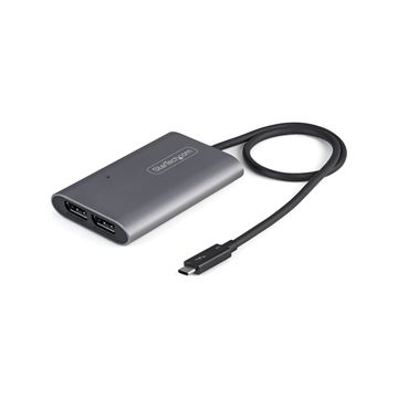 TB32DP14 - Startech Thunderbolt 3 To Dual Displayport 1.4 Adapter - Dual 4K 60Hz/1440P/1080P Or 1X 8