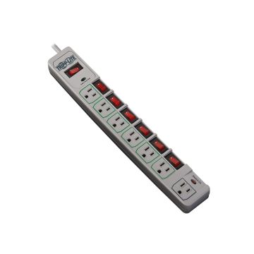 TLP76MSG - Tripp Lite Eco Green Surge Protector Switched 7 Outlet Conserve Energy