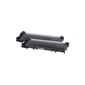 TN6602PK - Brother High-Yield 2600 Pages Black Toner Cartridge (Pack of 2) for HL-L2360DW and HL-L2380DW