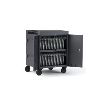 TVC32PAC-CK - Bretford Charging Cart Ac For Up To 32 Devices W/Back Panel,1.4 Inch W Slots