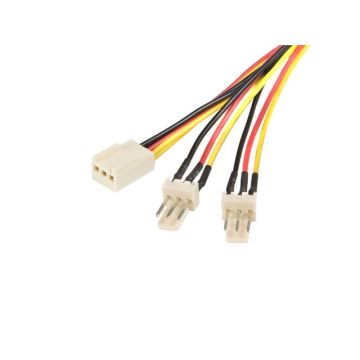 TX3SPLIT12 - StarTech Cable 12in TX3 Fan Power Splitter Cable 