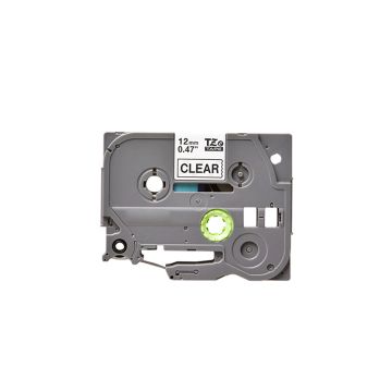 TZE-131 - Brother 12mm 8m Black on Clear Laminated Tape for P-Touch Series