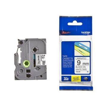 TZEFX221 - Brother Mobile Solutions 0.35 In X 26.2 Ft (12Mm X 8M), Black Ink