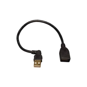 U005-10I - Tripp Lite Usb A/A Extension Cable (Usb-A Left-Angle M To Usb-A F) 10-In.