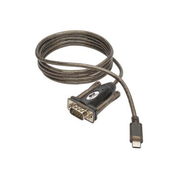 U209-005-C - Tripp Lite Usb 2.0 Usb-C To Db-9 Adapter Cable Rs-232 To Usb-C M/M 5Ft