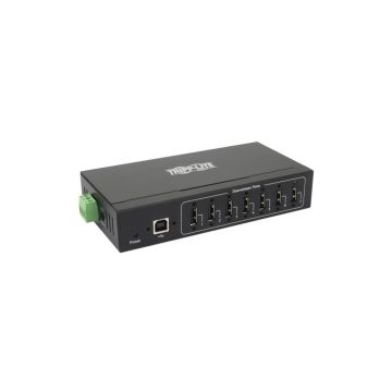 U223-007-IND-1 - Tripp Lite 7-Port Industrial-Grade Usb 2.0 Hub - 15 Kv Esd Immunity, Metal Housing, Wall/Di