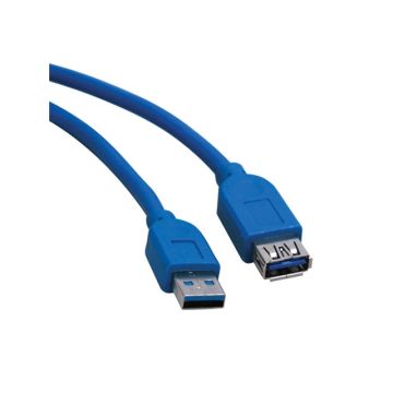U324-006 - Tripp-Lite CB 6ft SUB3.0 SuperSpeed Extension AA M F Blue