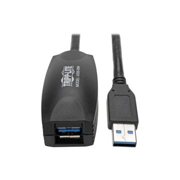 U330-05M - Tripp-Lite Tripplite CB 5M SuperSpeed USB3.0 M F Active Ext Repeater Cable Black