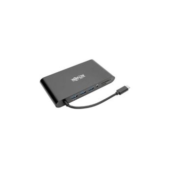 U442-DOCK1-B - Tripp-Lite AC USB-C Docking Station 4k USB Hub HDMI VGA mDP Gbe