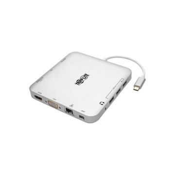 U442-DOCK2-S - Tripp-Lite AC U442-DOCK4-S USB-C Docking Station w USB Hub mDP HDMI VGA GbE PD