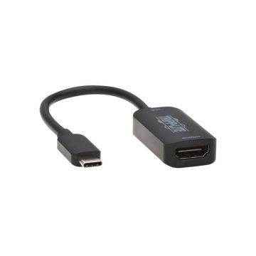 U444-06N-DP8B - Tripp Lite Usb C To Displayport Adapter Cable With Equalizer 8K Dp 1.4 6In