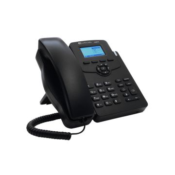 UC405HDEG - AudioCodes 405HD 2-Line Dual-Port Ethernet Monochrome LCD VoIP Phone