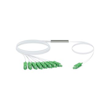 UF-SPLITTER-8 - Ubiquiti 1.5m SC/APC to 8x SC/APC Splitter Fibre Optic Cable