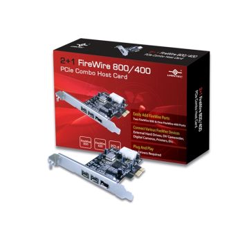 UGT-FW210 - Vantec 2+1 FireWire 800 400 PCIE Combo Host Card