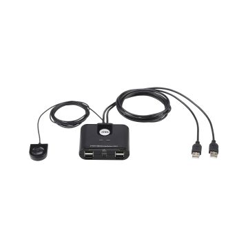 US224 - Aten 2-Port Usb 2.0 Share Hub For 4 Computers