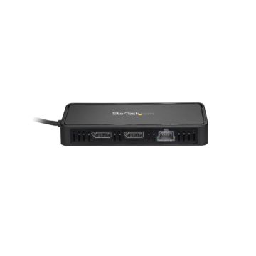 USBA2DPGB - StarTech AC USB to Dual DisplayPort Mini Docking Station Dual 4K 60Hz
